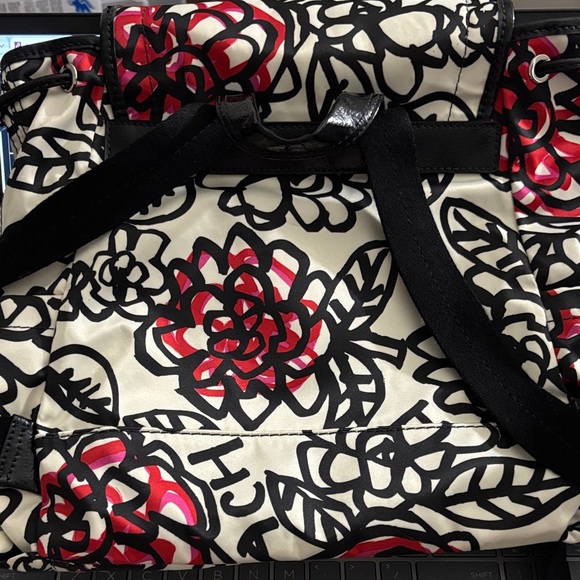 Coach Poppy Daisy Graffiti Floral Backpack and Pouch Bundle - Picture 9 of 15